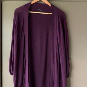 Purple Express Cardigan